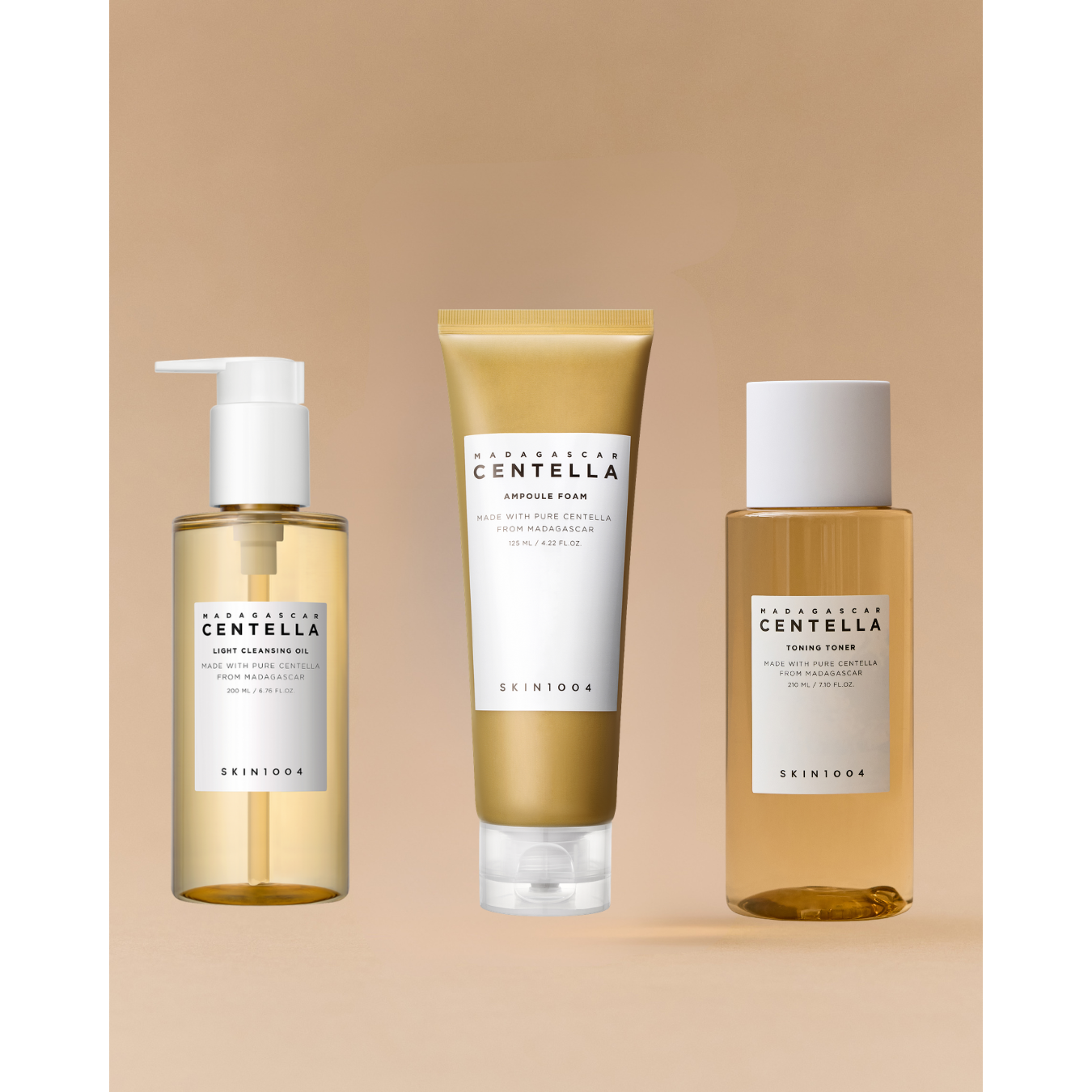 SKIN1004 Madagascar Centella Cleansing & toning Trio